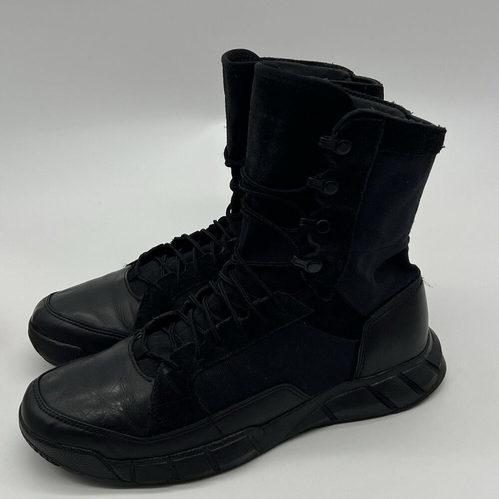 Oakley Men's SI Light Patrol Military Tactical Boots, 11190-02E, Black, 9.5